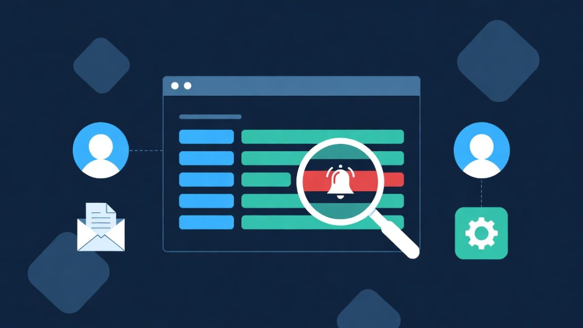Administration controls and audit logging in Microsoft 365 showing activity monitoring and alert notifications